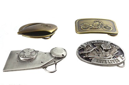 V-Twin Ironhead Series Belt Buckle Set