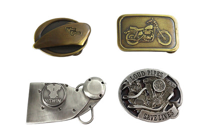 V-Twin Ironhead Series Belt Buckle Set