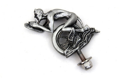 Devil and Wheel Fender Ornament