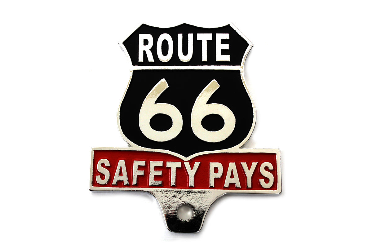 Route 66 License Plate Topper