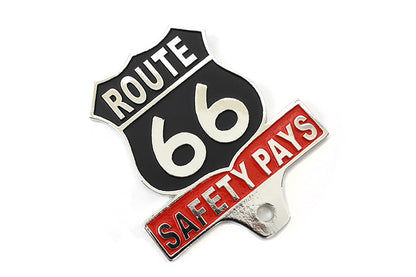Route 66 License Plate Topper