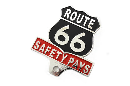 Route 66 License Plate Topper