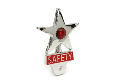 Safety License Plate Topper with Reflector