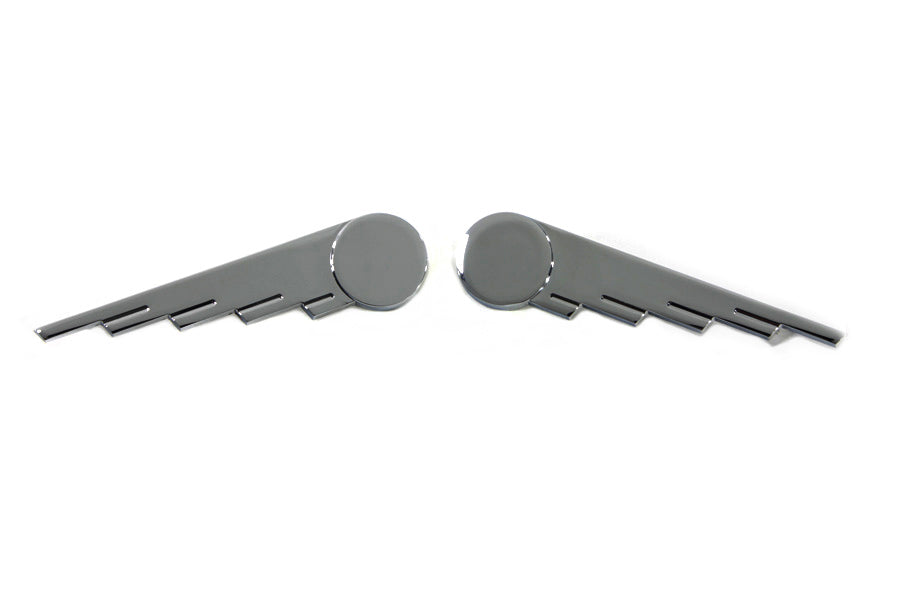 Chrome Speed Wing Emblem Set