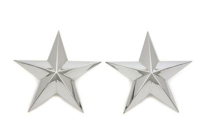 Chrome Decorative Star Stud Set