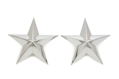 Chrome Decorative Star Stud Set