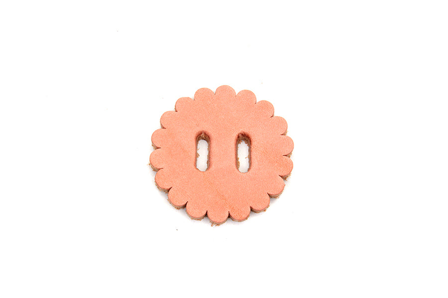 Natural Leather Concho Rosette 1-3/4",Y