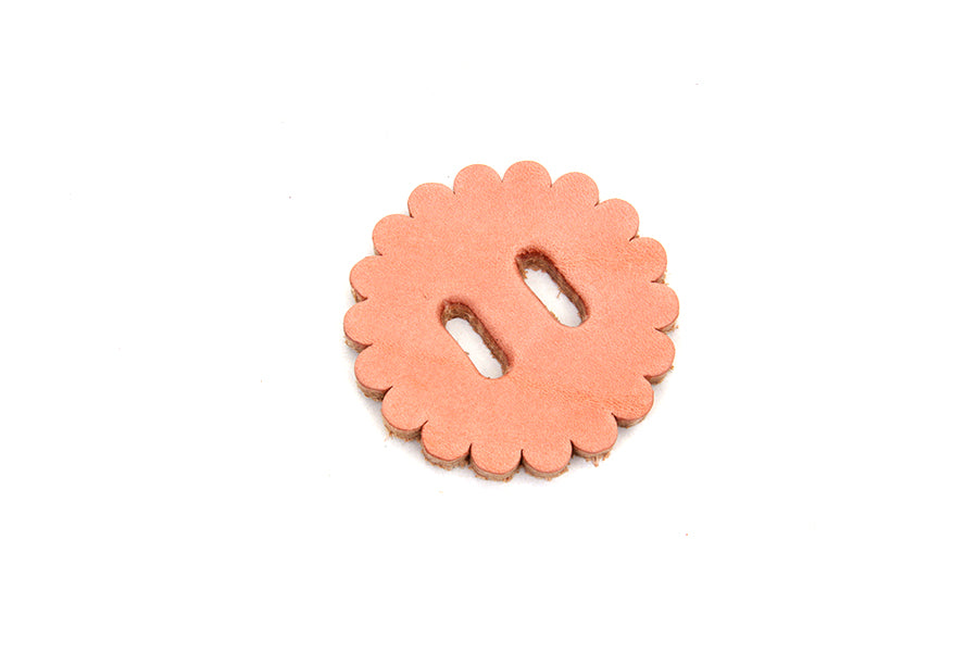 Natural Leather Concho Rosette 1-3/4",Y