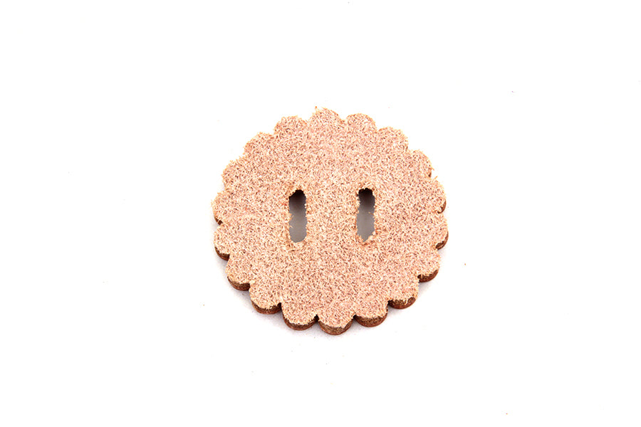 Natural Leather Concho Rosette 1-3/4",Y