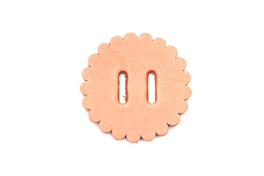 Natural Leather Concho Rosette 2",Y