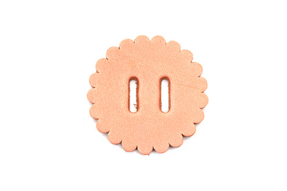 Natural Leather Concho Rosette 2",Y