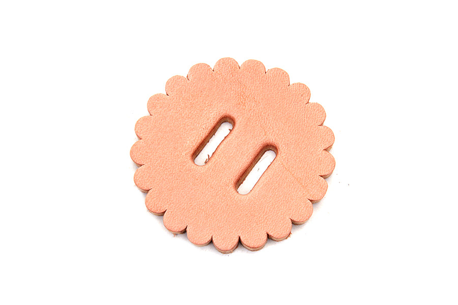 Natural Leather Concho Rosette 2",Y