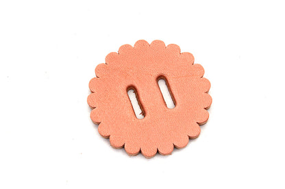 Natural Leather Concho Rosette 2",Y