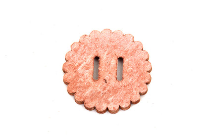Natural Leather Concho Rosette 2",Y