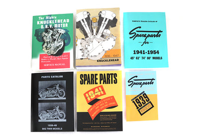 Knucklehead 7 Piece Manual Set