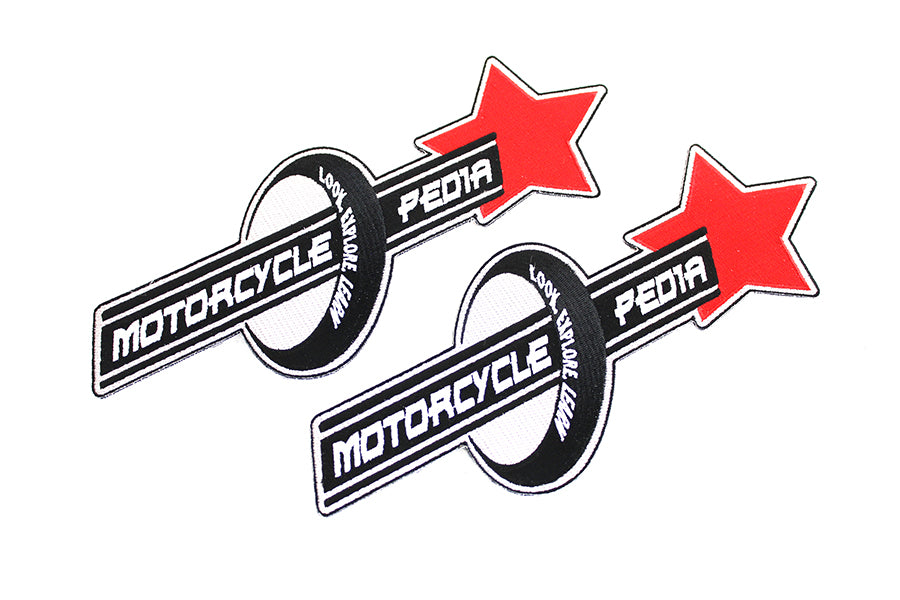 Motorcyclepedia Back Patch Set