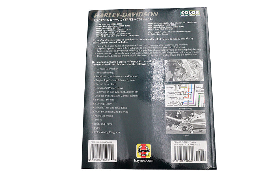 Clymer Repair Manual for 2014-2016 FLT