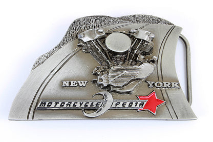 Motorcyclepedia Belt Buckle