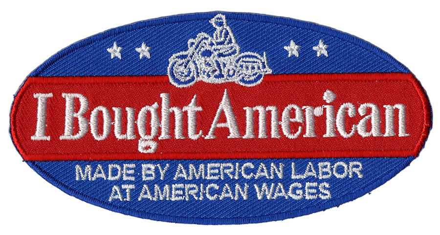 I Bought American" Patches
