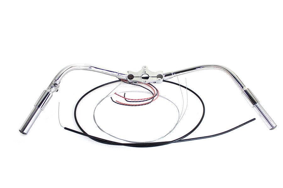 Spring Fork Handlebar Assembly Chrome
