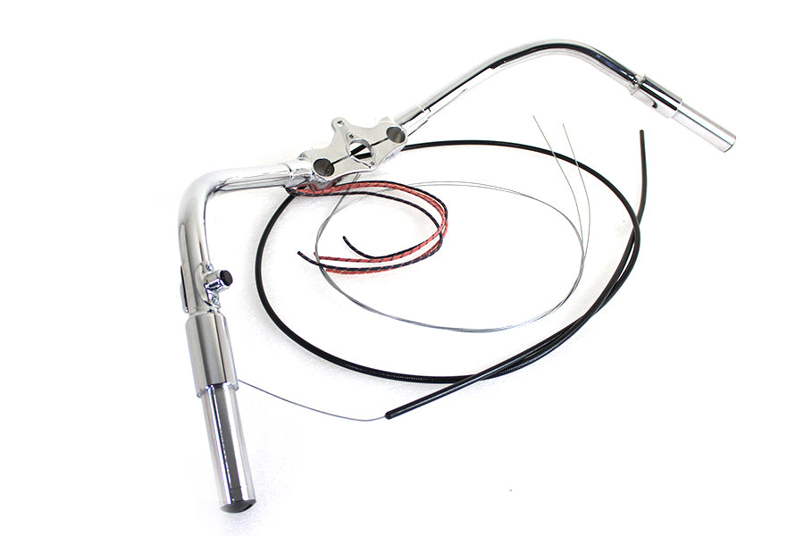 Spring Fork Handlebar Assembly Chrome