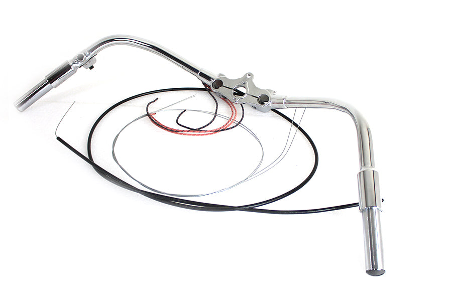 Spring Fork Handlebar Assembly Chrome