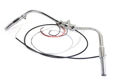 Spring Fork Handlebar Assembly Chrome