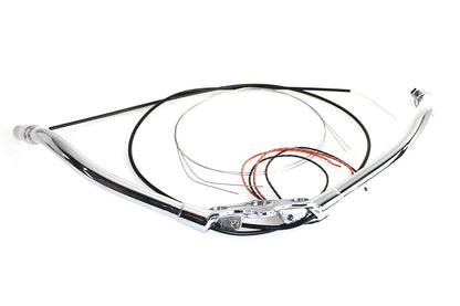 Spring Fork Handlebar Assembly Chrome