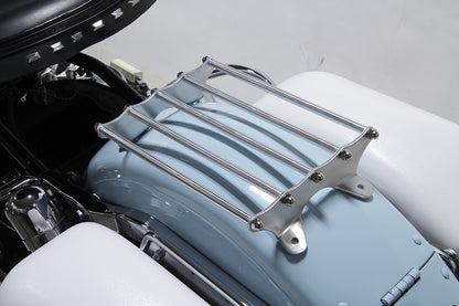 Wyatt Gatling Old Style Polished Luggage Rack