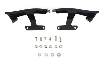 Black Saddlebag Filler Strip Set