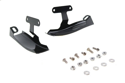 Black Saddlebag Filler Strip Set