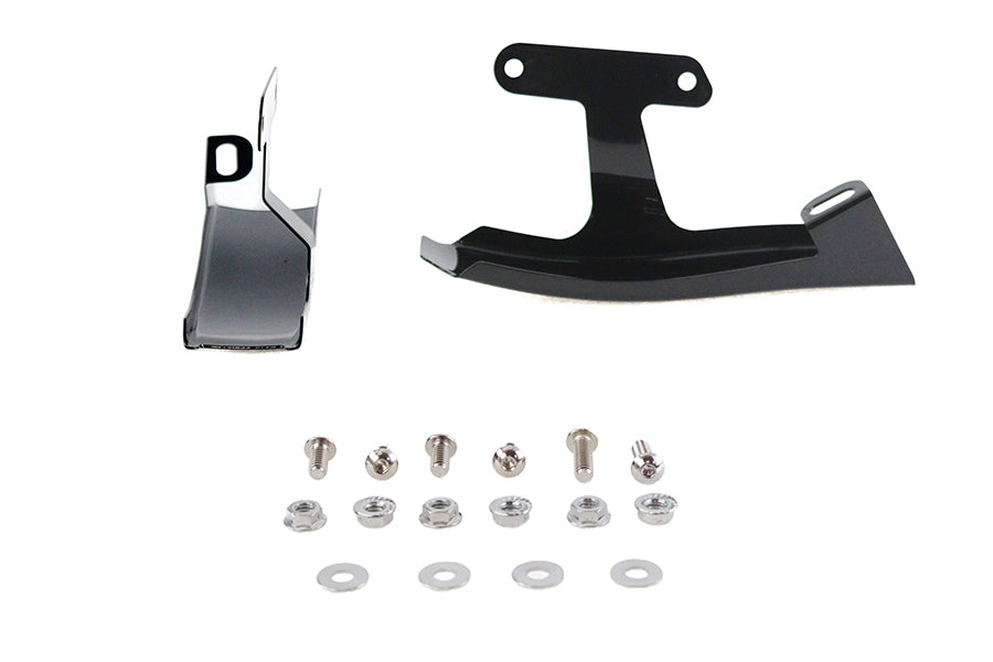 Black Saddlebag Filler Strip Set
