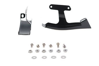 Black Saddlebag Filler Strip Set