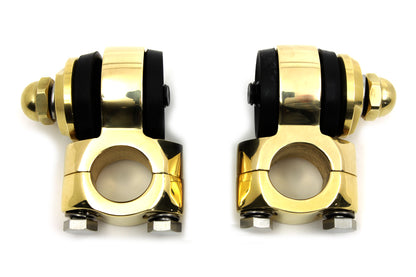 Polished Brass Flanders Riser Tops