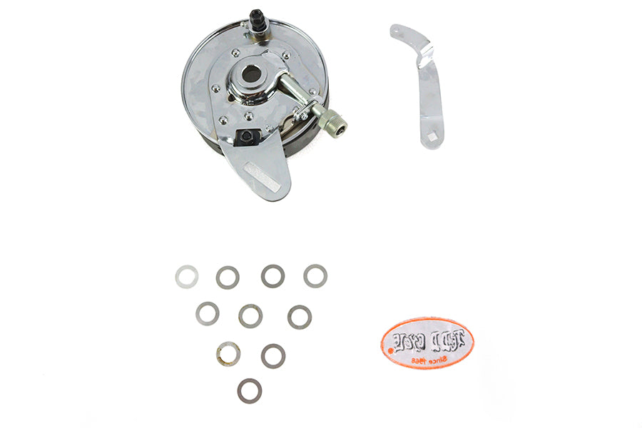 45 Chrome Rear Brake Backing Plate Assembly