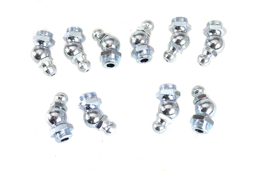 Alemite Grease Fitting White Zinc