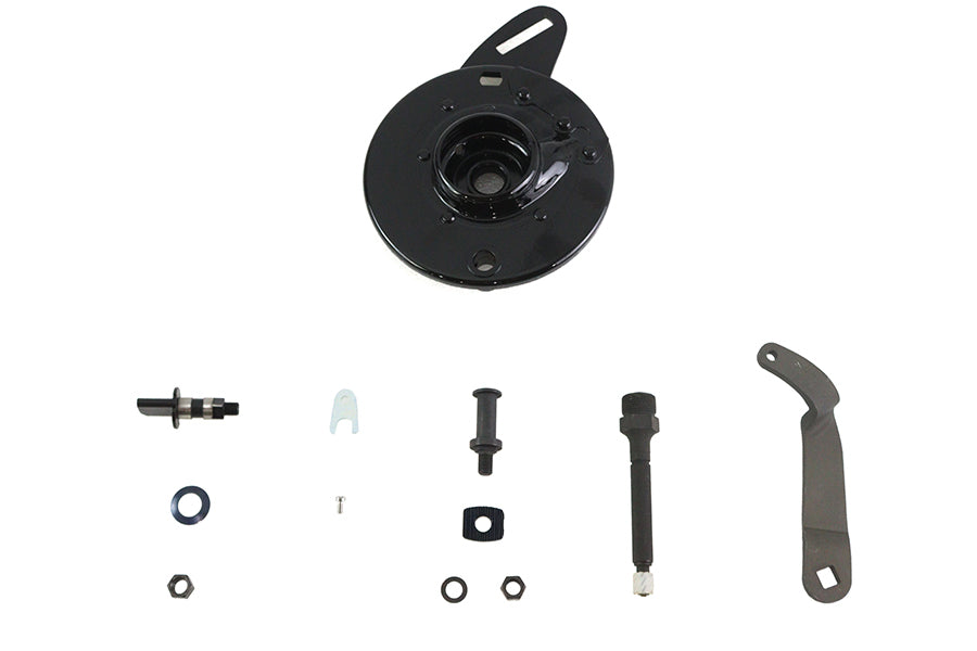 45 WL Rear Brake Backing Plate Kit Black