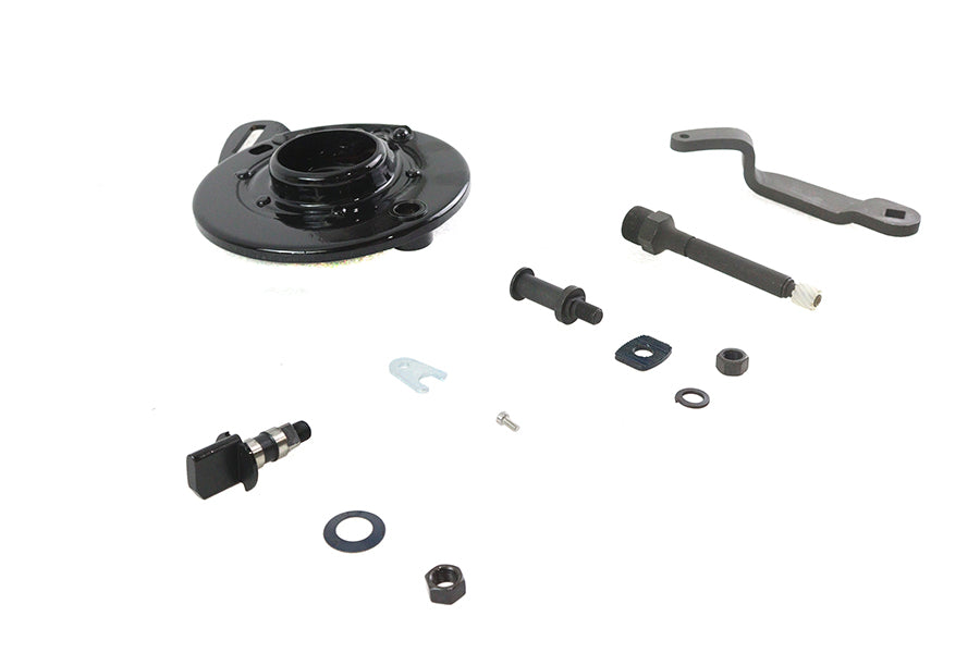 45 WL Rear Brake Backing Plate Kit Black