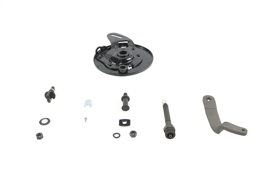45 WL Rear Brake Backing Plate Kit Black