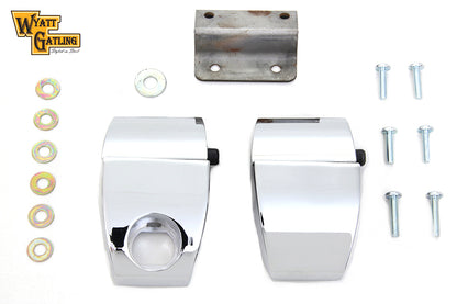 Wyatt Gatling Chrome Tour-Pak Luggage Latch Kit