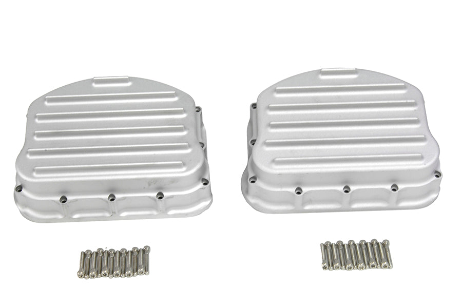 Full Finned Panhead Rocker Box Cover Set