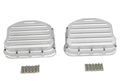 Full Finned Panhead Rocker Box Cover Set
