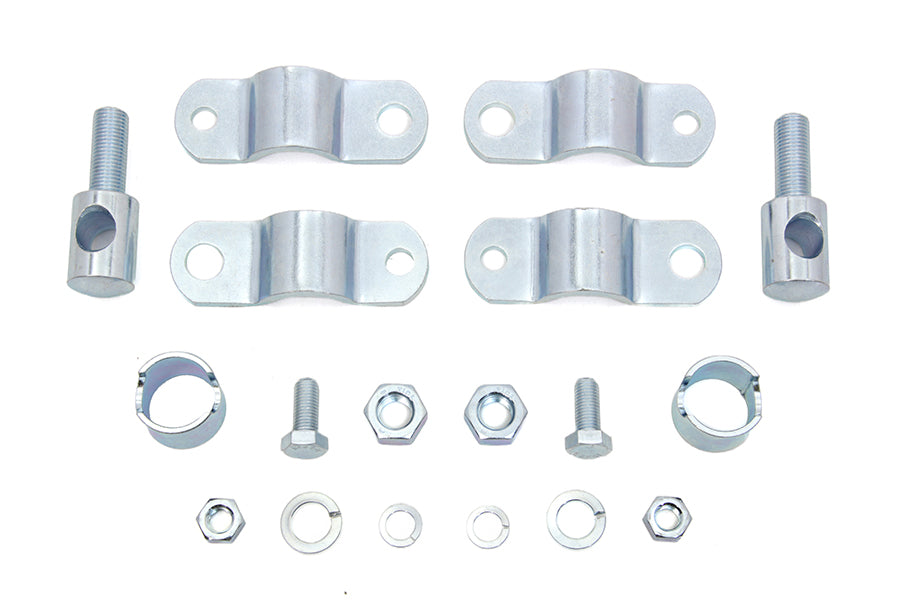 Windshield Eye Bolt and Clamp Set Zinc