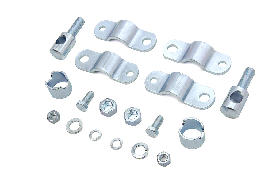 Windshield Eye Bolt and Clamp Set Zinc