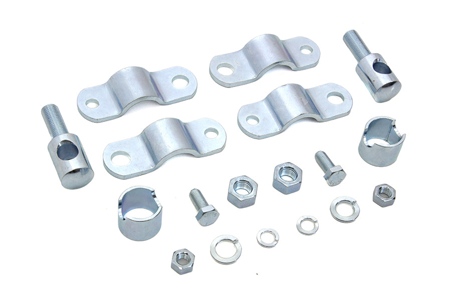 Windshield Eye Bolt and Clamp Set Zinc
