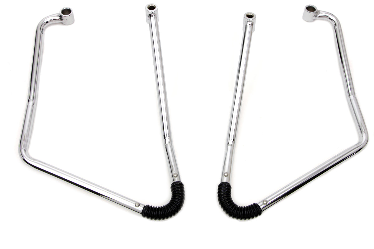 Chrome Adjustable Saddlebag Support Kit