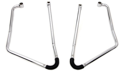 Chrome Adjustable Saddlebag Support Kit