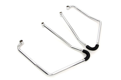 Chrome Adjustable Saddlebag Support Kit