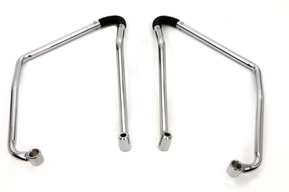 Chrome Adjustable Saddlebag Support Kit