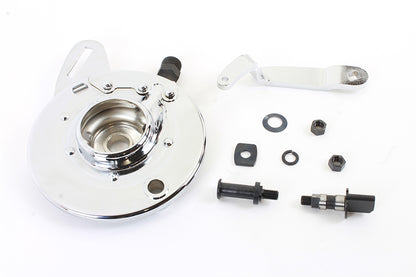 45 Rear Brake Backing Plate Kit Chrome